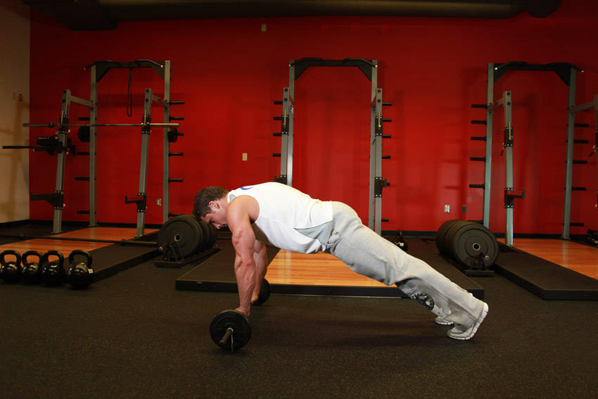 Ab Rollout (Barbell)