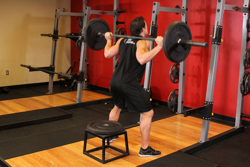 Squat To A Bench (Barbell)
