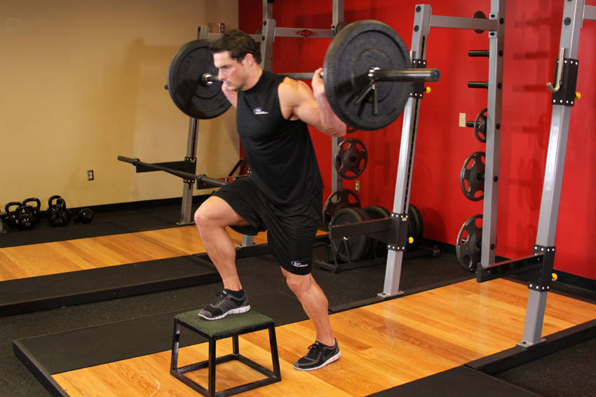 Step Ups (Barbell)