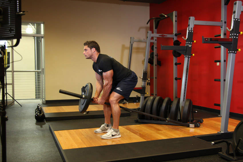 Bent-Over Row Long-Bar (Barbell)