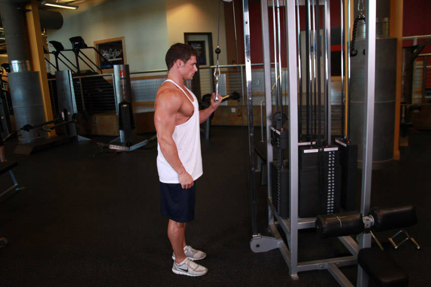 One Arm Tricep Extension (Cable)