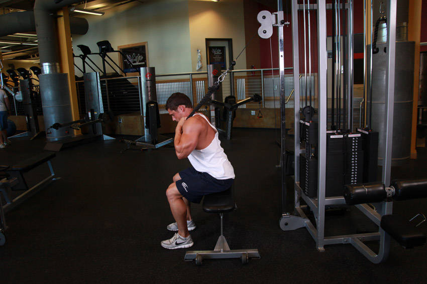 Seated Crunch (Cable)