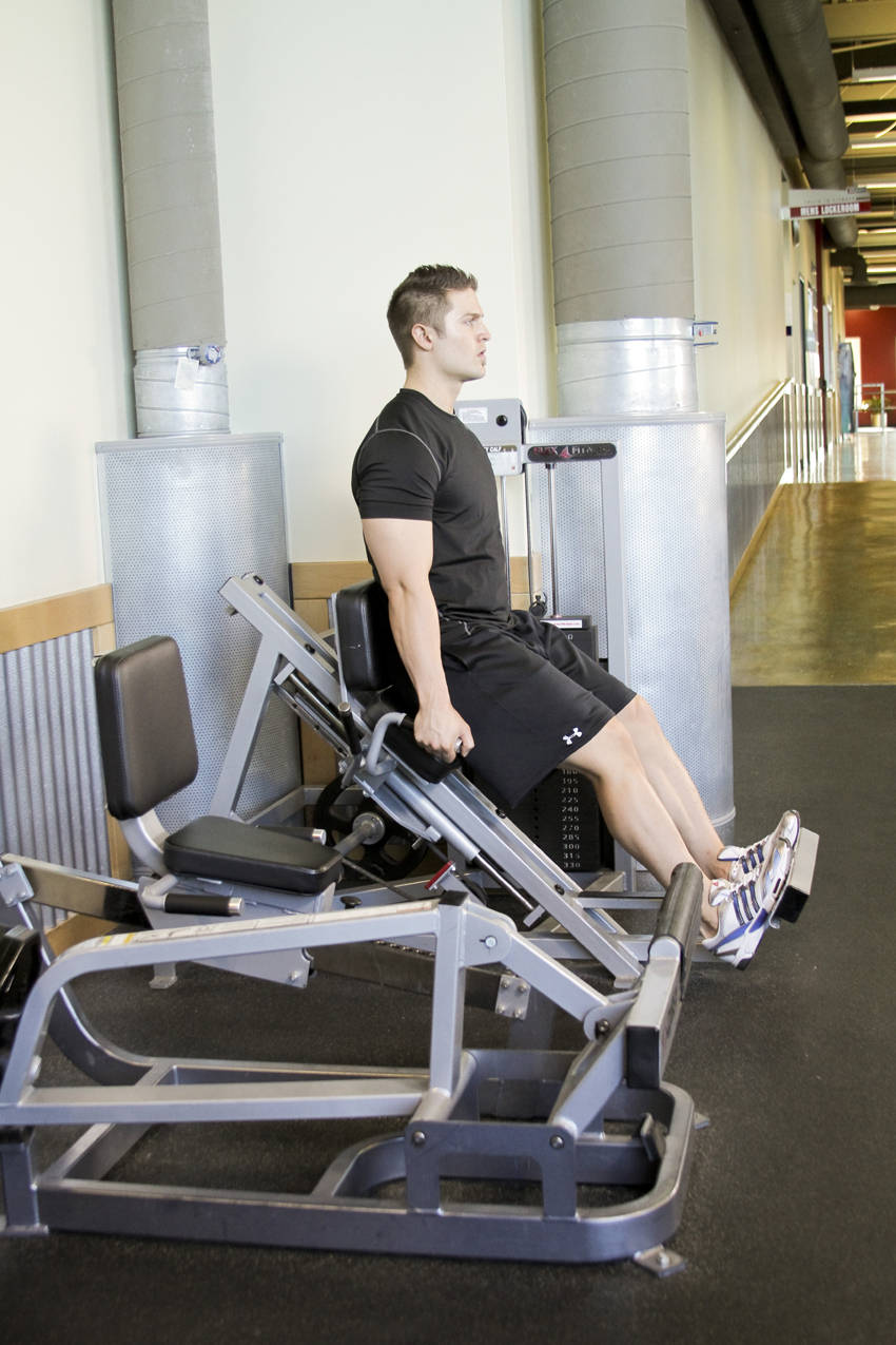 Calf Press (Leg Press Machine)