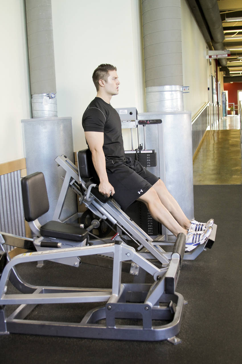 Calf Press (Leg Press Machine)