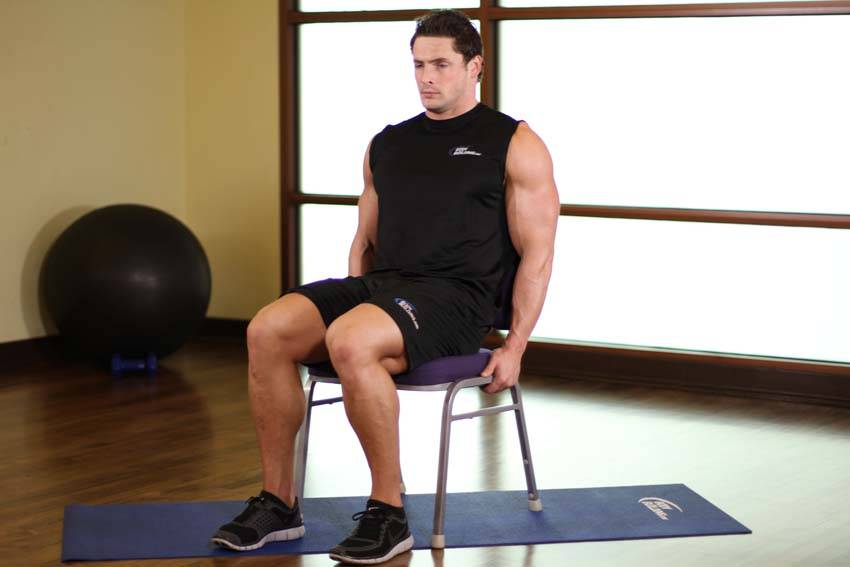 Leg Extended Stretch (Chair)