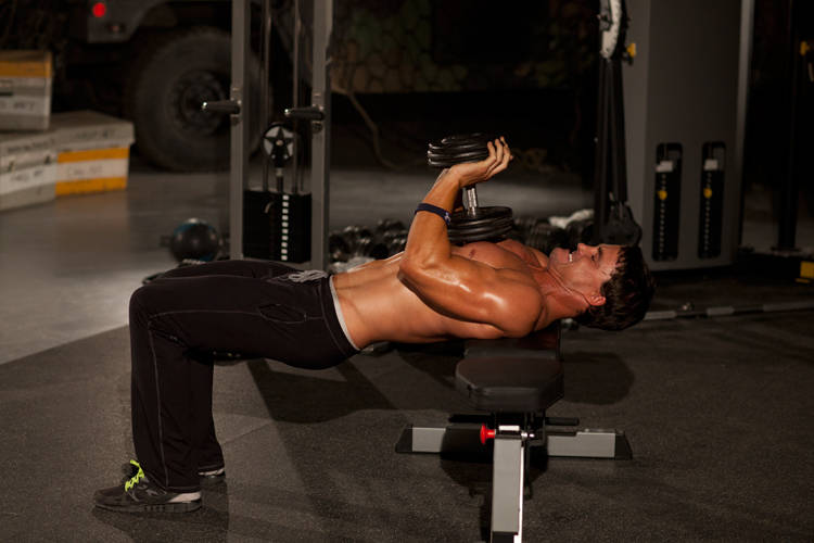 Close-Grip Dumbbell Press