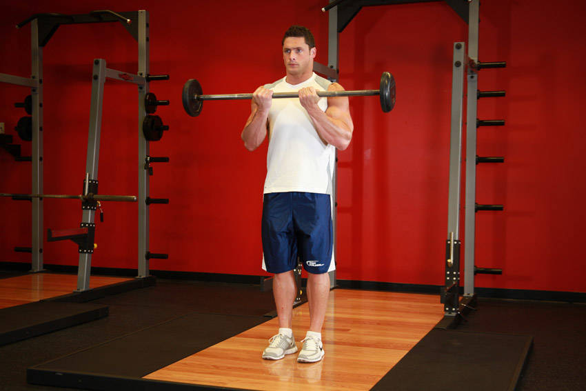 Close-Grip Standing Barbell Curl