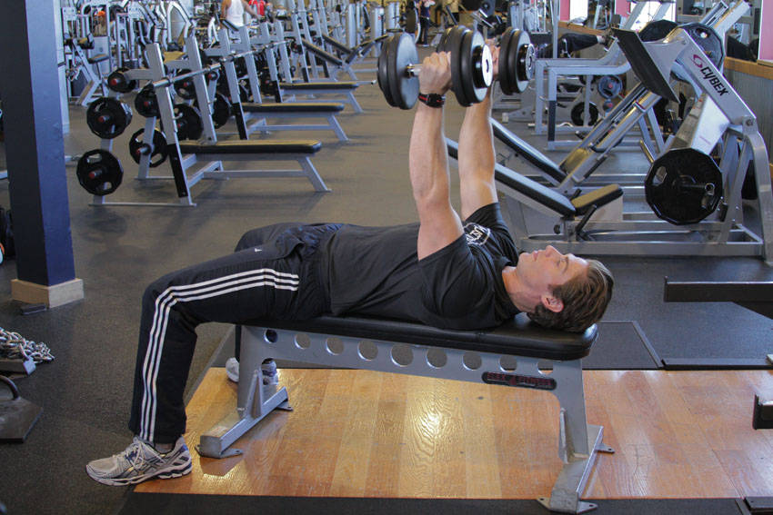 Bench Press with Neutral Grip (Dumbbell)