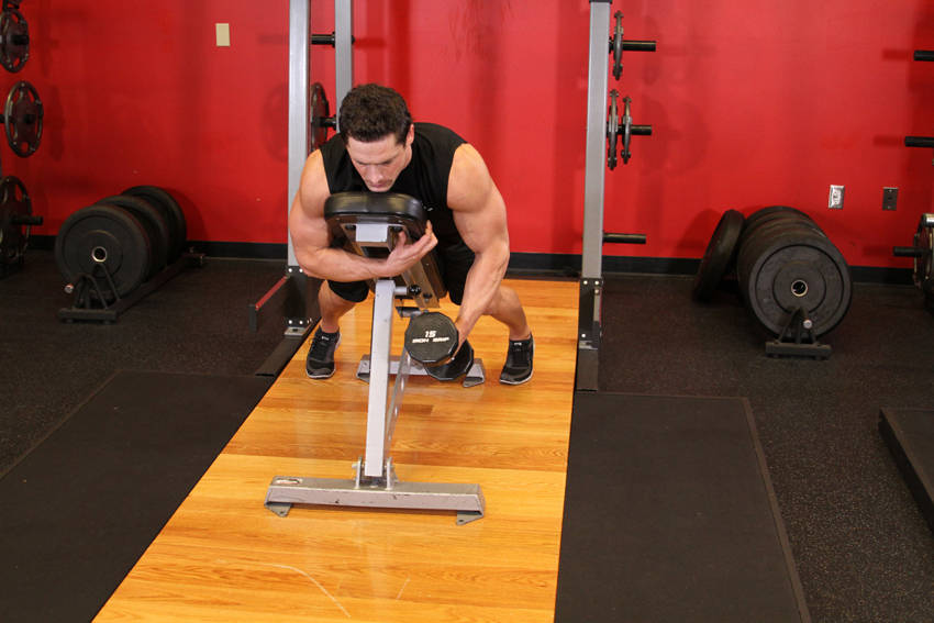 Lying One-Arm Rear Lateral Raise (Dumbbell)
