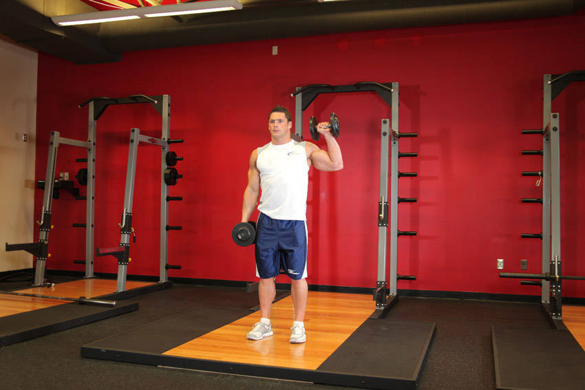 One-Arm Shoulder Press (Dumbbell)