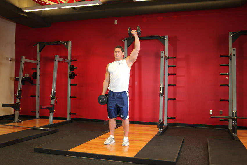 One-Arm Shoulder Press (Dumbbell)