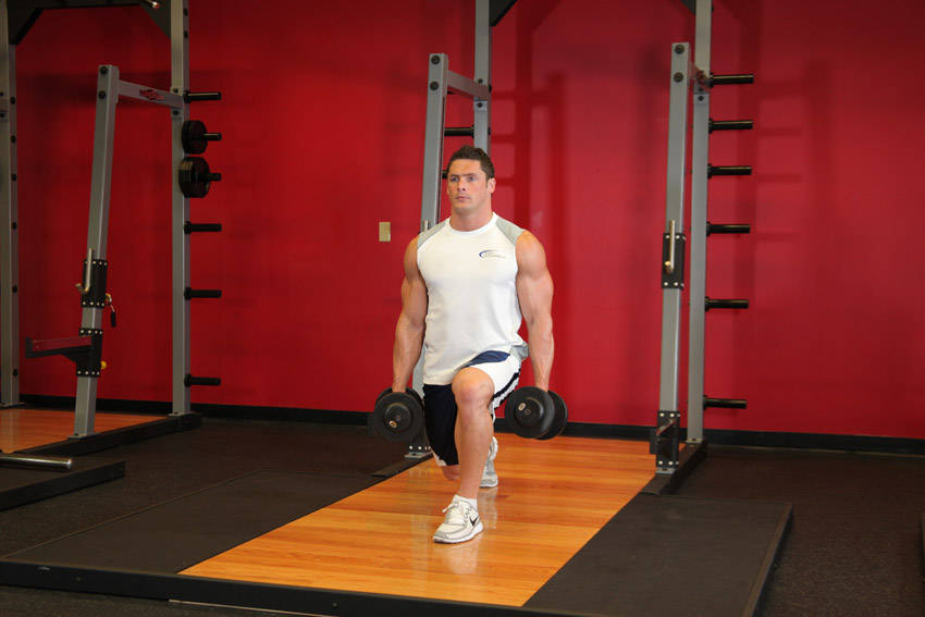Rear Lunge (Dumbbell)
