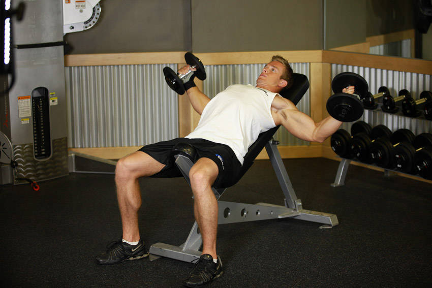 Chest Fly Incline (Dumbbell)