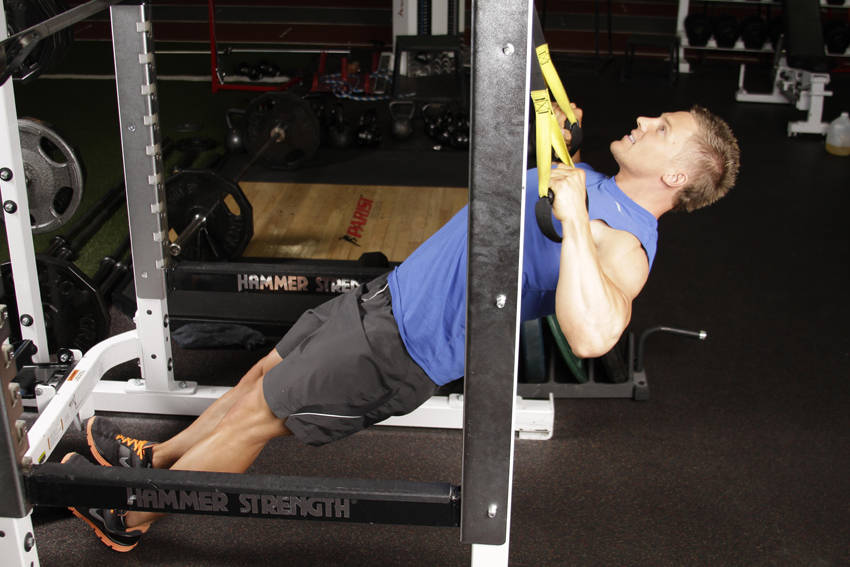 Inverted Row with Straps