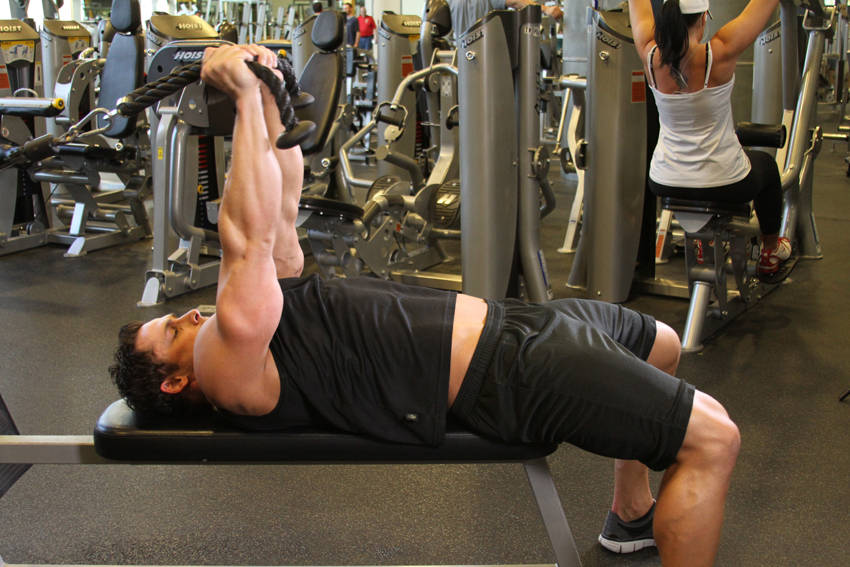 Low Cable Triceps Extension