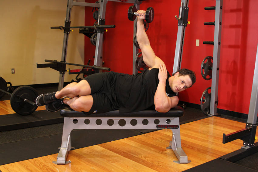 Lying One-Arm Lateral Raise