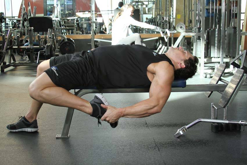 On-Your-Back Quad Stretch