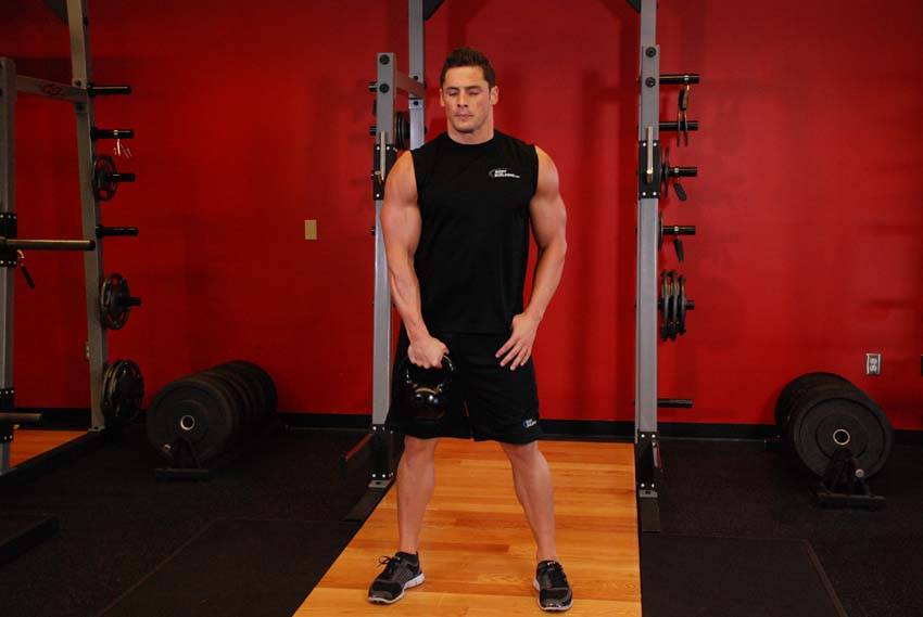 One-Arm Kettlebell Clean