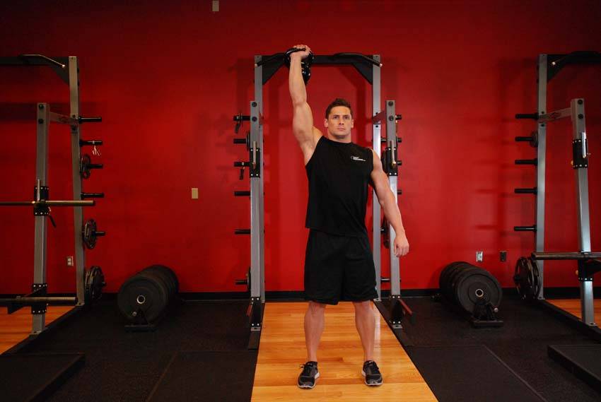 One-Arm Kettlebell Para Press
