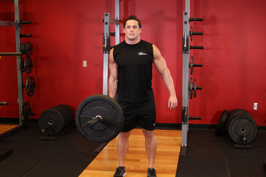 Deadlift Single-Arm Side (Barbell)