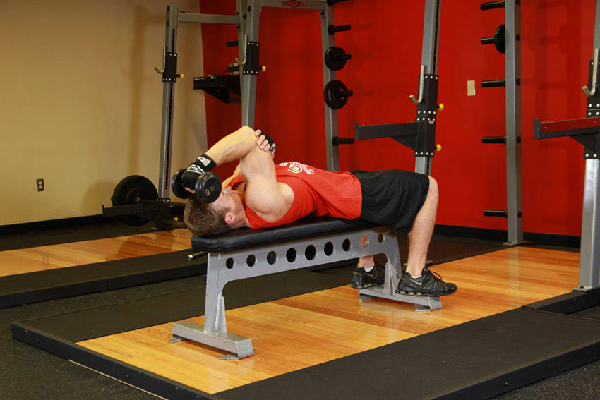 One Arm Supinated Dumbbell Triceps Extension