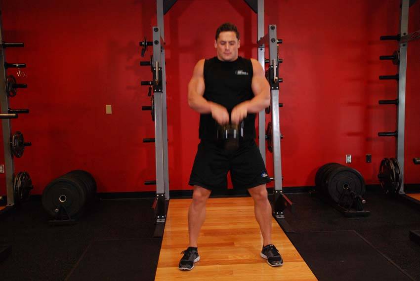 Open Palm Kettlebell Clean