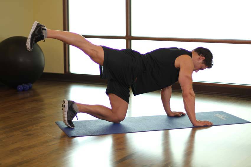 Rear Leg Raises