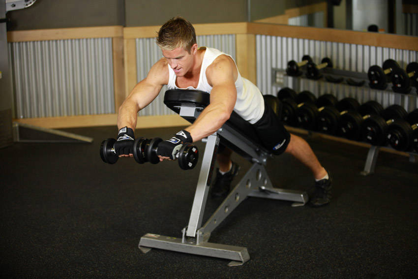 Reverse Flyes With External Rotation