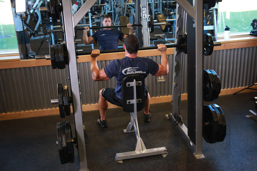 Overhead Shoulder Press (Smith Machine)