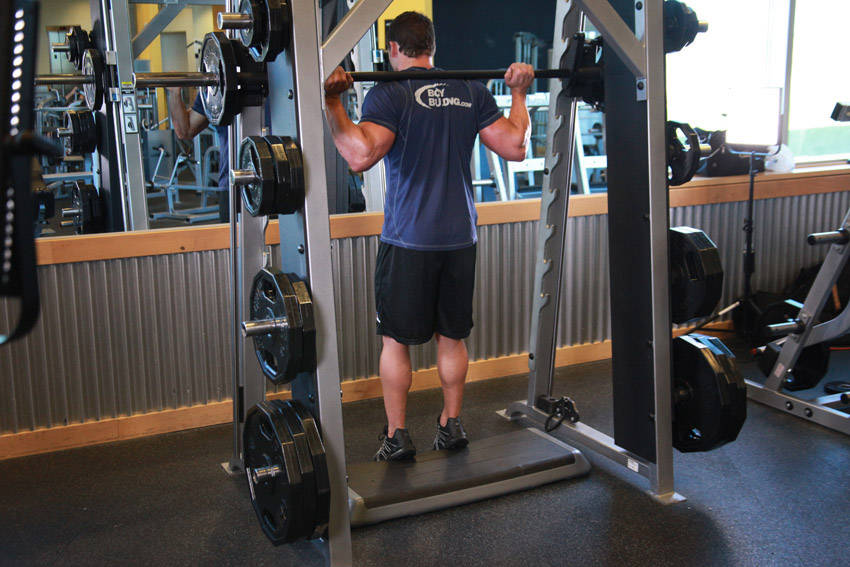 Reverse Calf Raises (Smith Machine)
