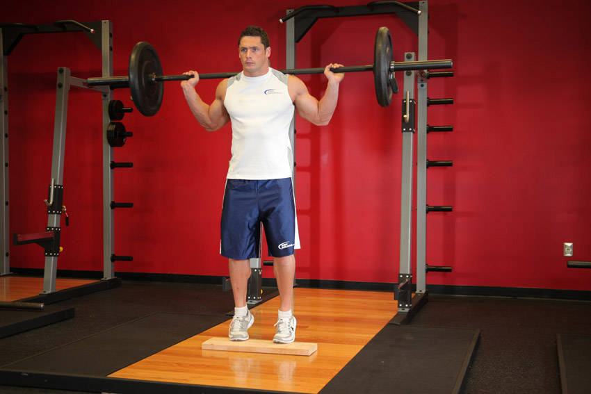 Standing Calf Raise (Barbell)