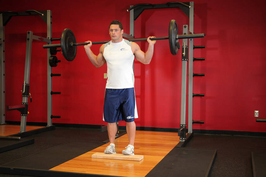 Standing Calf Raise (Barbell)