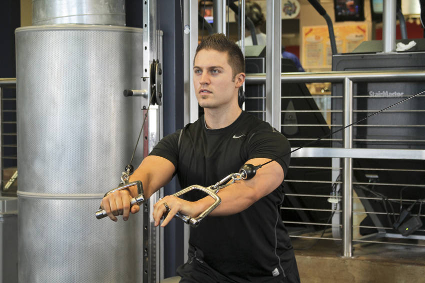 Standing Chest Press (Cable)