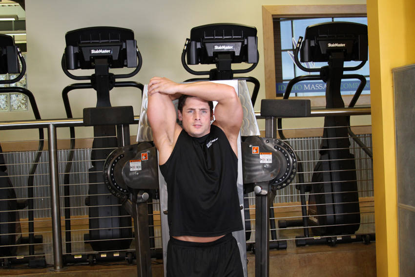 Standing Low-Pulley One-Arm Triceps Extension
