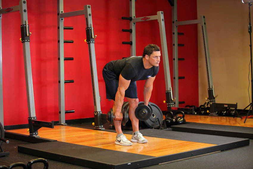 Stiff-Legged Deadlift (Dumbbell)