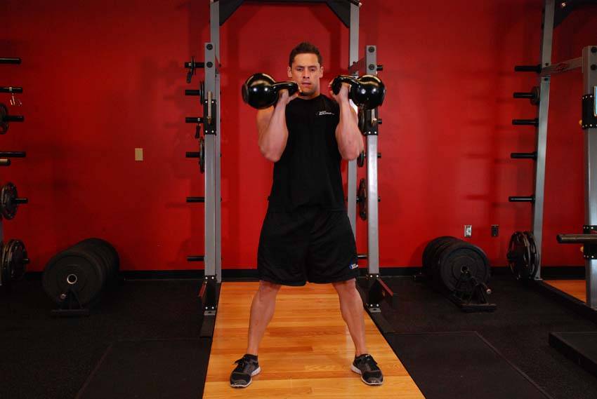 Two-Arm Kettlebell Clean